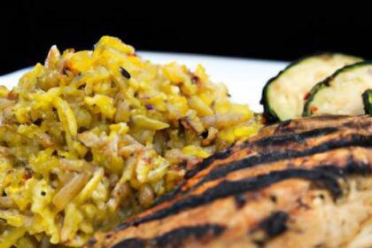 Zesty Citrus Grilled Chicken & Wild Rice Bowl Delight