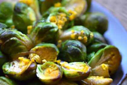 Brighten Your Plate: Roasted Brussels Sprouts with Tahini Twist