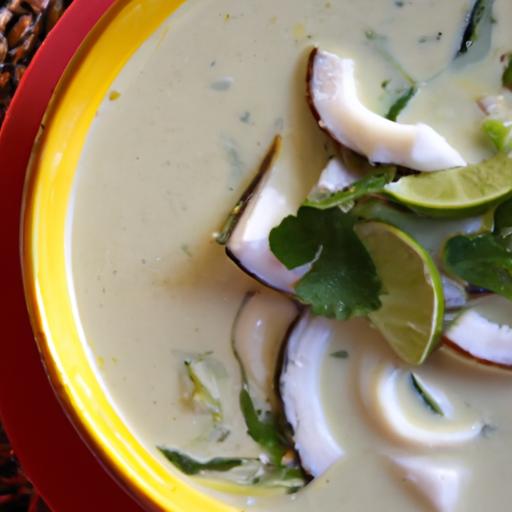 Discover the Creamy Bliss of Authentic Thai Coconut Soup