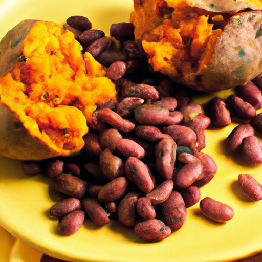 Quick & Wholesome: Microwave Sweet Potato with Black Beans