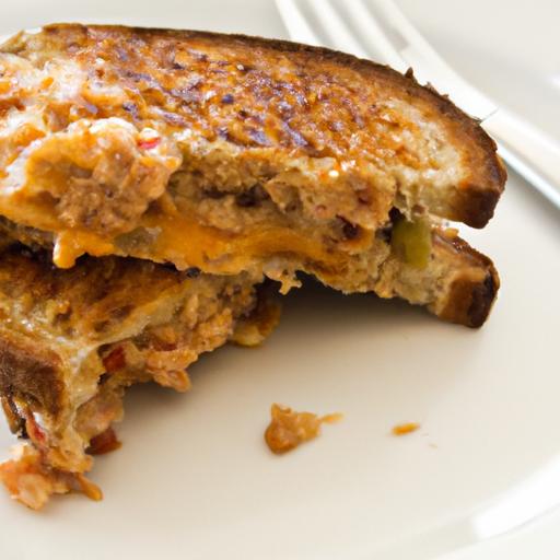 Fiery Tuna Melt on Whole Wheat: A Healthy Twist