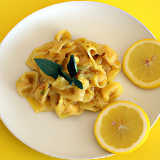 Zesty Lemon Butter Pasta: A Creamy Citrus Delight Recipe