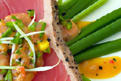 Savor Summer: Grilled Tuna Steak with Zesty Mango Salsa