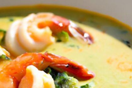 Creamy Thai Coconut Shrimp Soup: A Keto Delight Recipe