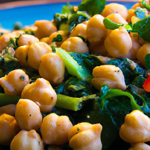 Mediterranean Chickpea & Spinach Skillet: A Flavorful Powerhouse