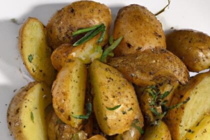 Zesty Greek Lemon Herb Roasted Potatoes: A Vibrant Classic