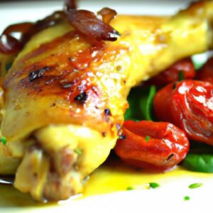 One Pan Roasted Chicken & Cherry Tomatoes: Simple, Savory Feast