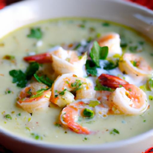 Creamy Thai Coconut Shrimp Soup: A Keto Delight Recipe
