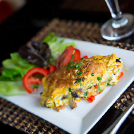 Herb Chicken Stuffed Omelet: A Flavor-packed Breakfast Twist