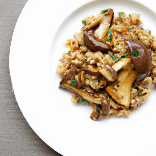 Nutty Farro Risotto with Mushrooms: A Hearty Twist on Tradition