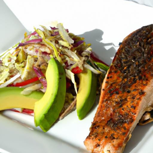 Savor‍ Blackened ‌tilapia with Zesty Avocado Slaw ⁤keto style