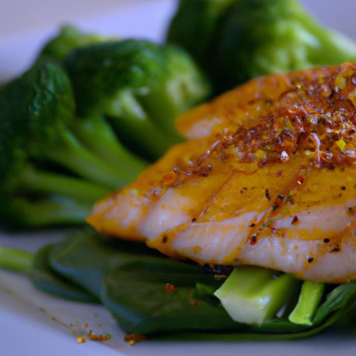 Fiery Blackened Tilapia Paired with Crispy Roasted Broccoli