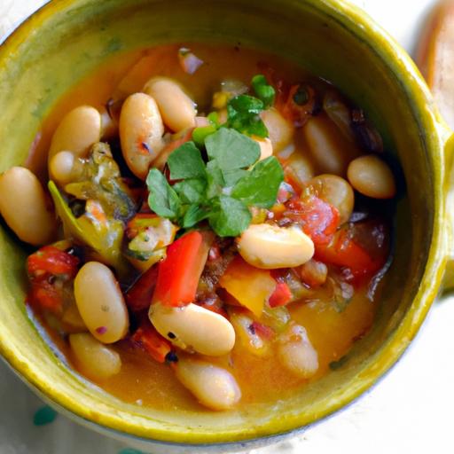 Hearty White Bean & veggie Chili: A Nutritious Comfort Bowl