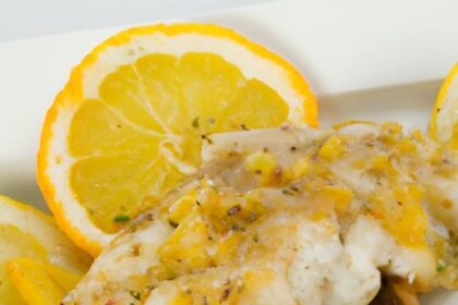Zesty Baked Lemon Garlic Tilapia: A Flavorful Seafood Delight