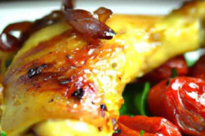 One Pan Roasted Chicken & Cherry Tomatoes: Simple, Savory Feast