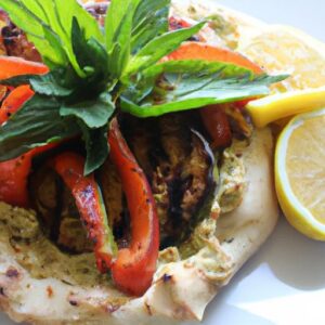Savor the Flavor: Roasted Veggie & Hummus Flatbread Magic