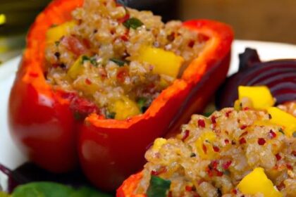 Wholesome Chicken & Quinoa Stuffed Peppers for Wellness