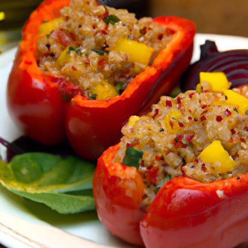 Wholesome Chicken & Quinoa Stuffed Peppers for Wellness