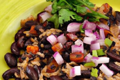 One-Pan Magic: Quick Black Bean and Rice Skillet Delight