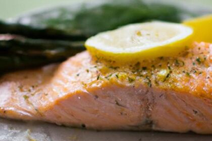Zesty Baked Salmon with Dill & Lemon: A Low-Cal Delight