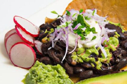 Bold & Bright: Mastering Black Bean & Guacamole Tostadas