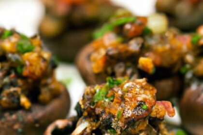 Hearty Stuffed Portobello Mushrooms: A Flavorful Delight