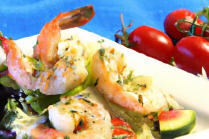 Zesty Lemon & Garlic Grilled Shrimp Salad: Fresh & Flavorful