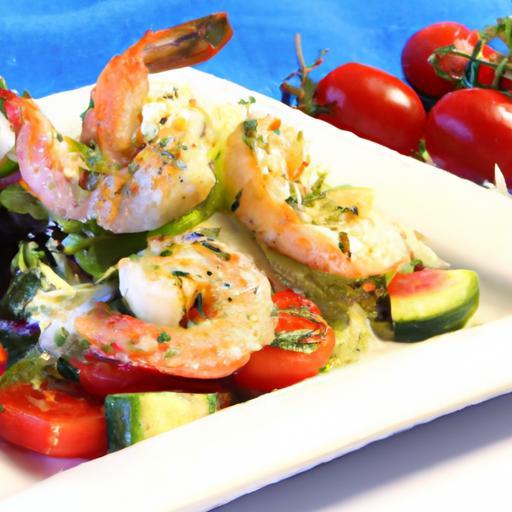 Zesty Lemon & Garlic Grilled Shrimp Salad: Fresh & Flavorful