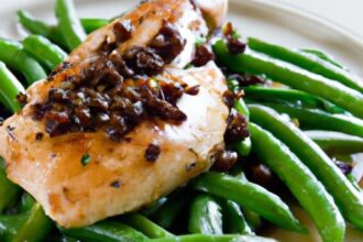 Effortless One-Pan Balsamic Chicken with Crisp Green Beans