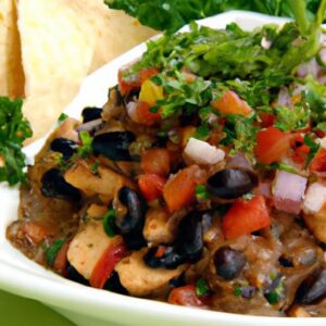 Quick & Zesty Black Bean Salsa with Grilled Chicken Delight