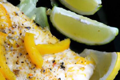 Zesty Baked Tilapia with Lemon Pepper: A Flavorful Delight