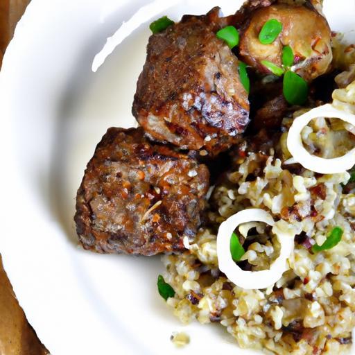 Savor Garlic Butter Steak Bites Paired with Nutty Quinoa