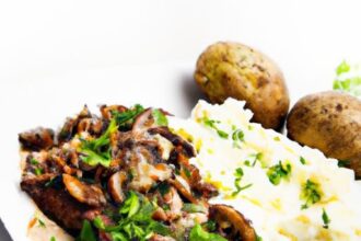 Hearty Steak and Mashed Potato Bowl: Comfort in Every Bite