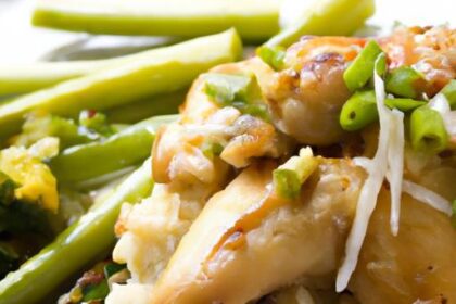 Savor the Flavor: Roasted Chicken with Cauliflower Rice Delight