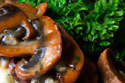 Savor the Flavor: Garlic Butter Steak with Mushrooms Delight