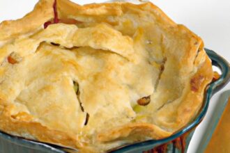 Wholesome Chicken & Veggie Pot Pie with Light Crispy Crust