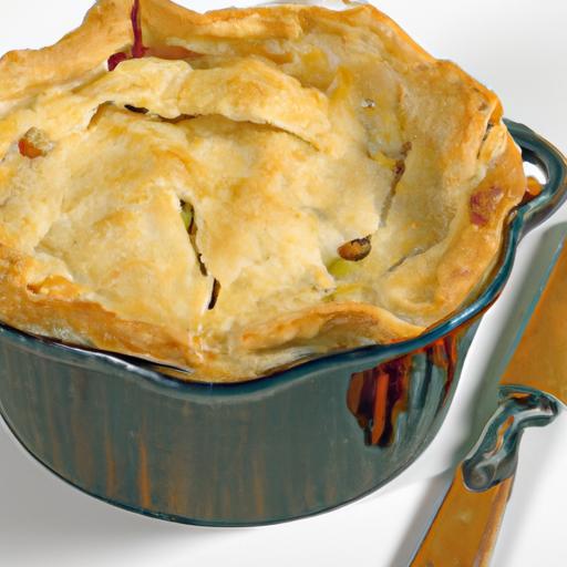 Wholesome Chicken & Veggie Pot Pie with Light Crispy Crust