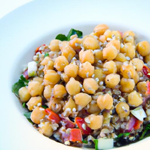 A Flavorful Twist: Mediterranean Quinoa Salad with Chickpeas