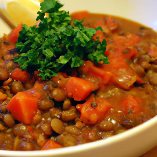 Hearty Lentil and Tomato Stew: A Nutritious Comfort Meal