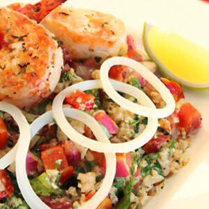 Savor Summer: Grilled Shrimp and Refreshing Quinoa Salad
