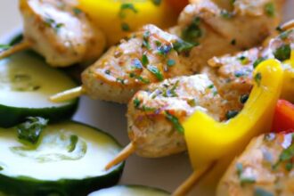 Delicious Keto Chicken & Veggie Skewers: A Low-Carb Delight