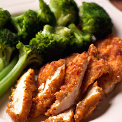 Crispy Baked Chicken Tenders with Broccoli: A Healthy Crunch