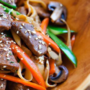 Keto Beef Stir Fry with Shirataki Noodles: Low-Carb Delight
