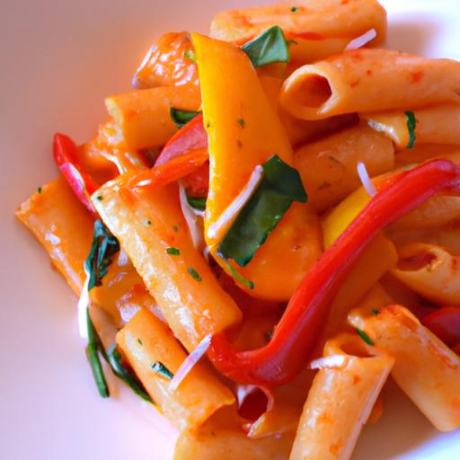 savor the Flavor: Roasted Red Pepper Pasta Bowl‌ Recipe