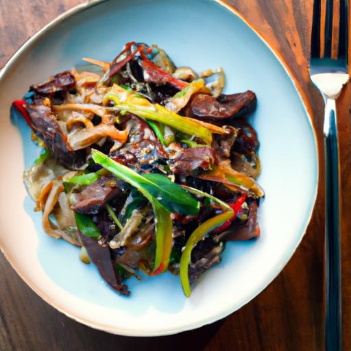 keto Beef Stir Fry with Shirataki Noodles: low-Carb Delight