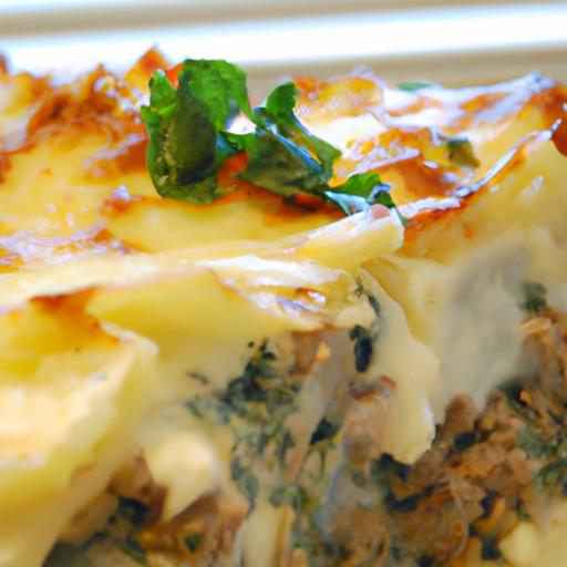Wholesome Low-Calorie Ground Turkey Spinach Lasagna Delight