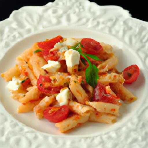 Creamy Feta and Tomato Pasta: A Flavorful Mediterranean Twist