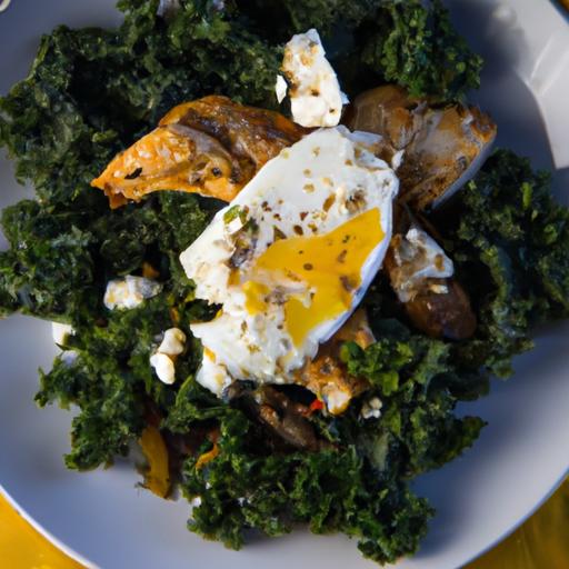 Keto Chicken & Kale Skillet: Flavorful Feta Feast