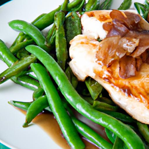 Effortless One-pan Balsamic Chicken with Crisp Green Beans