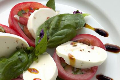 Caprese Salad Delight: Fresh Flavors with Balsamic Glaze